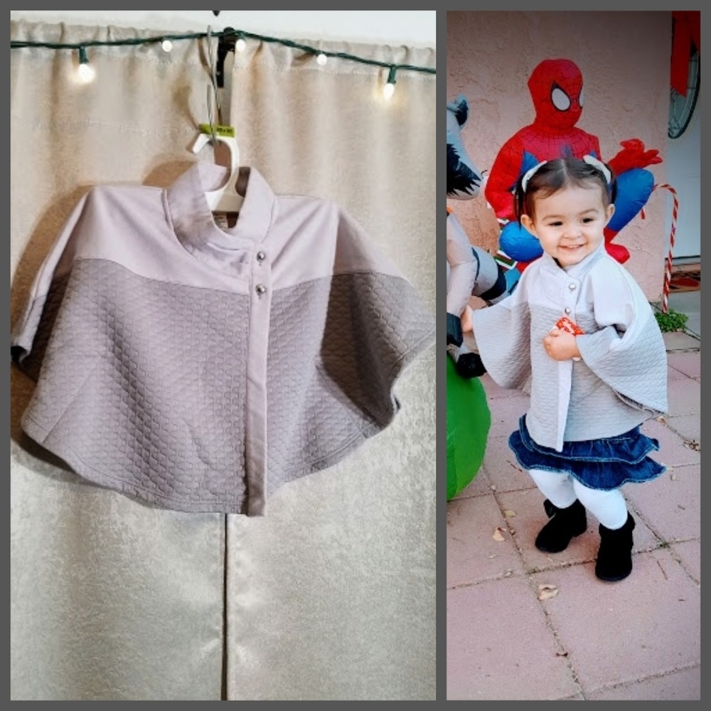 Max Studio Poncho Coat Gray size 18 months